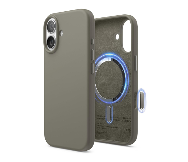 Elago Magsafe Silicon Case do iPhone 17 Medium Gray - 1360485 - zdjęcie